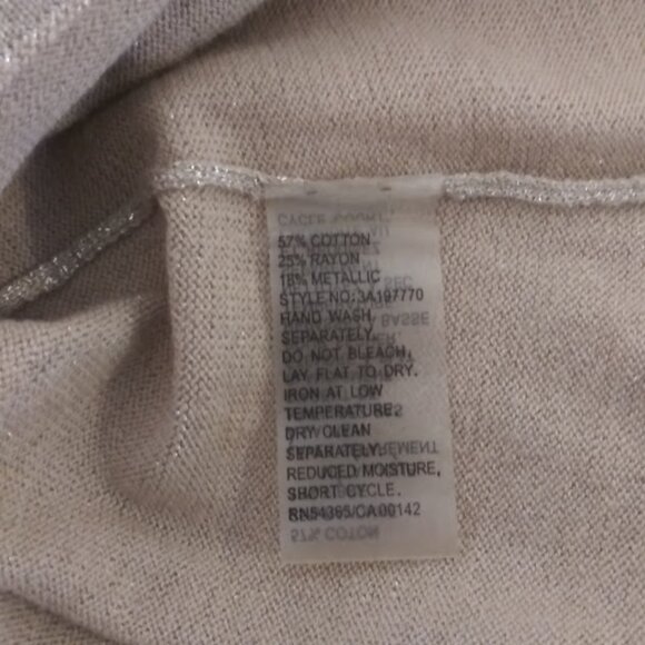 Peter Nygard women's size L gold metallic shell tank top - Picture 10 of 14